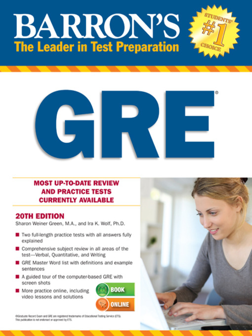 Title details for GRE by Sharon Weiner Green - Available